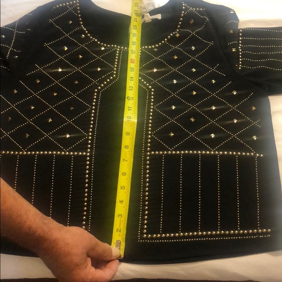 New!😃❤️ Honey punch black blouse. - Picture 8 of 10